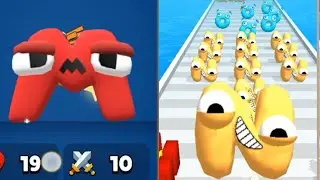 Merge Alphabet Lore run game videos max level part 14 #mergealphabetlorerun