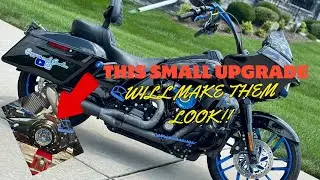 THE CHEAPEST BEST LOOKING UPGRADE YOU CAN DO TO YOUR HARLEY!!!