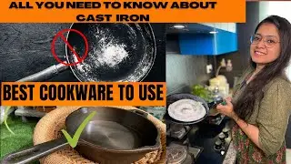 HOW TO SEASON AND MAINTAIN CAST IRON COOKWARE | INDUS VALLEY CAST IRON COOKWARE | HEALTHY COOKWARE