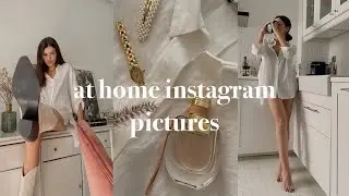 INSTAGRAM PICTURES AT HOME | 1 SHIRT 5 PICTURES | Lalafemmme