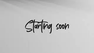 Free Starting Soon Screen | Stream Overlay for Twitch & YouTube | Free Stream Overlays | Start Scene