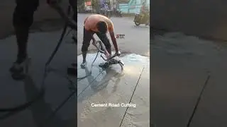 🔥 Super Steel Brushless Ring Saw &ndash; Ultimate Cement Road Cutting Tool | Heavy-Duty Precision Cutting!
