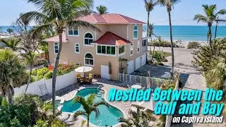 Luxury Beachfront Home on Captiva Island | Gulf & Bay Views, Deep-Water Boating, Private Dock & Pool