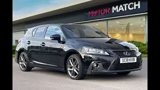 Used Lexus CT 200h 1.8 200h F Sport E-CVT (s/s) 5dr - Motor Match Crewe