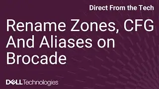 Renaming CFGs, Zones & Aliases + Replacing Zone Members on Connectrix Brocade Switches
