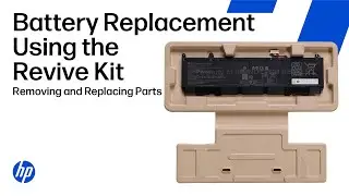 Battery replacement using the revive kit | HP Support