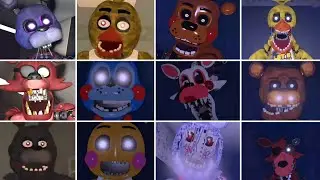 FNAF: Versus - All Jumpscares (Roblox)