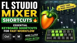 FL Studio Mixer Shortcuts 🔥 | Essential Keyboard Shortcuts for Fast Workflow 
