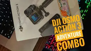 Unboxing DJI Osmo Action 3 Adventure Combo 🔥🔥 | My first action camera!