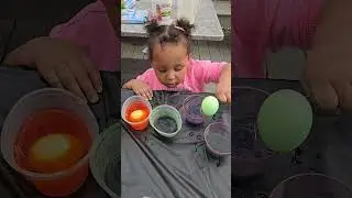 Coloring Eggs #nanasgirloakley #easter #eggs #bunny #easterbunny #funny