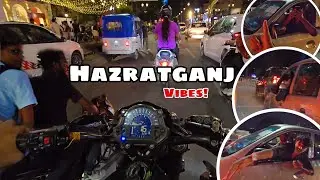 Night Ride to Hazratganj on Z900 | Crowd Reactions & City Vibes!