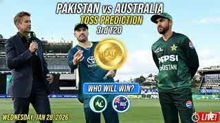 Pakistan vs Australia toss prediction II Pak vs Aus toss prediction 3rd t20 match 2026 