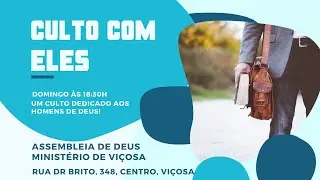 Culto das Var&otilde;es - Ao Vivo | AD VI&Ccedil;OSA |