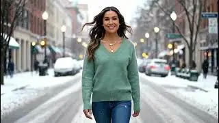 Best Cashmere Blend Sweaters for Women? Loose Fit V-Neck Review
