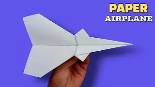How to Make a Paper Airplane Jet ✈️ | Easy Paper Plane That Flies Far