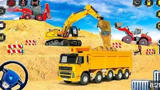 👷🏻JCB City Road Construction Simulator 3D🚧 - Android Gameplay