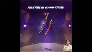 FREE FIRE vs BLOOD STRIKE  Knife Skin Battle |Male Weapon Comparison | Epic Gaming Reel#bloodstrike