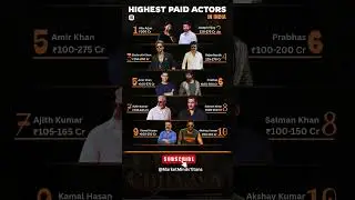 Top 10 Highest Paid Actors in India 2024 🔥 | You Won&rsquo;t Believe #1! #Bollywood #finance #education