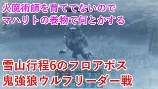 【ウィズダフネ実況】雪山行程6のフロアボス鬼強狼ウルフリーダー戦