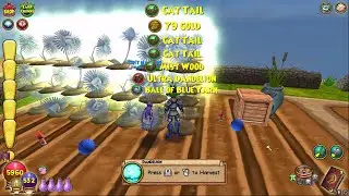 Wizard101: Harvesting 84 Elder Dandelions with Double Gardening (Also Wasting Gardening Elixir)