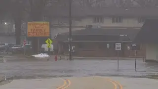 Flooding Forces Wilmington, Illinois Residents To Flee Along Kankakee River