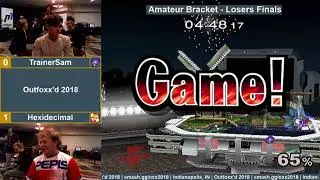 Outfoxx'd 2018 - Amateur Losers Finals - (Samus) TrainerSam vs Hexadecimal (Fox)