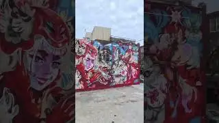 &ldquo;Wolf Pack&rdquo; by Key Detail is next-level. #360misc #streetart #sprayseemo