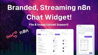 Build a Branded, AI Streaming, n8n Chat Widget with Chat Widget Designer!