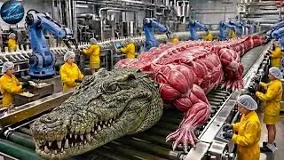 Inside the Modern Crocodile Meat Factory: The Shocking Process Most Never See (Full Process)