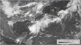 1982 Alberto - 4 Kilometer Resolution Visible Satellite Imagery Animation (HD 1280x720)