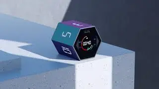 Ticktime Pomodoro Timer (Gradient Streamer Color) | Digital Egg Timer