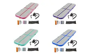 SAYOK Tumbling Mat Gymnastics Air Track for Home Gymnastics/Tumbling/Training/Cheerleading/Yoga