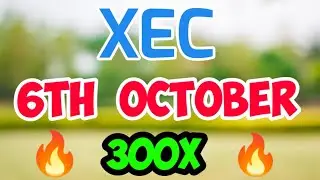 Ecash 6th October 300X Profit! Alert! || Ecash Price Prediction || XEC Technical Analysis