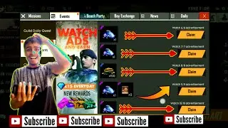 Watch ads & Earn Diamonds Event 🤗💎|| watch 30 ads and get 30 diamonds Free Fire