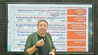 مراجعة الجزء الاول من باب الجيولوجيا وعلم الارض - أحياء 3 ثانوي 2025