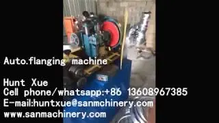 Auto flanging machine