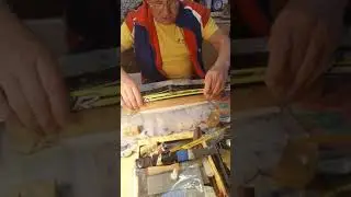 Ремонт пластиковых беговых лыж.