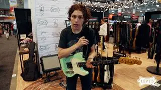 Right Height&trade; with RipChord&trade; Technology Guitar strap Demo with Daniel Donato