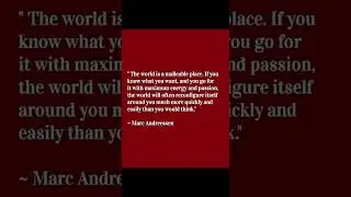 Tattoo this quote by Marc Andreessen to your brain