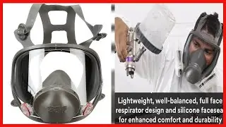 Great product -  3M Full Facepiece Reusable Respirator 6800, Paint Vapors, Dust, Mold, Chemicals, Me
