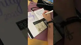 July 2021 Bujo #shorts #journal #bujo #summer