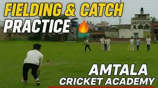 Fielding & Catch Practice 🔥 | Amtala Cricket Academy | Reflex & Reaction Training