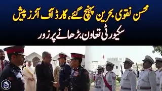 Interior Minister Mohsin Naqvi Visits Bahrain for Security Talks  - Breaking News