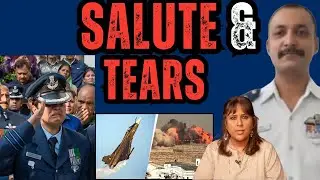 IAF Tejas Crash I A Wife's Salute, A Dad's Courage, as angry U.S F16 Pilot Asks Questions I Barkha