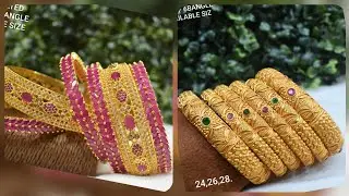 AD Bangles, Gold platted Bangles with Prices 195