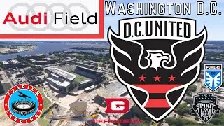 Audi Field - Microsoft Flight Simulator 2024 STADIUM LANDING!