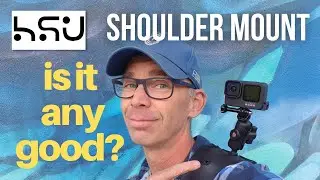 HSU GoPro Hero Shoulder Mount Review,  Adjustable Strap Grip Mount