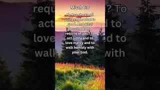 Bible Verse for Spiritual Growth Micah 6:8 #hotjavaandjesus