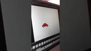 Create Car Moving Animation in Photoshop | Timeline Motion Effect Tutorial #shorts #shortsfeed