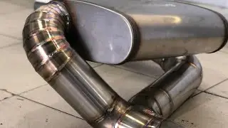 Кастомная выхлопная система 3 дюйма на Audi Q3 RS 800лс Custom exhaust system 3&rsquo; on Audi Q3RS 800HP